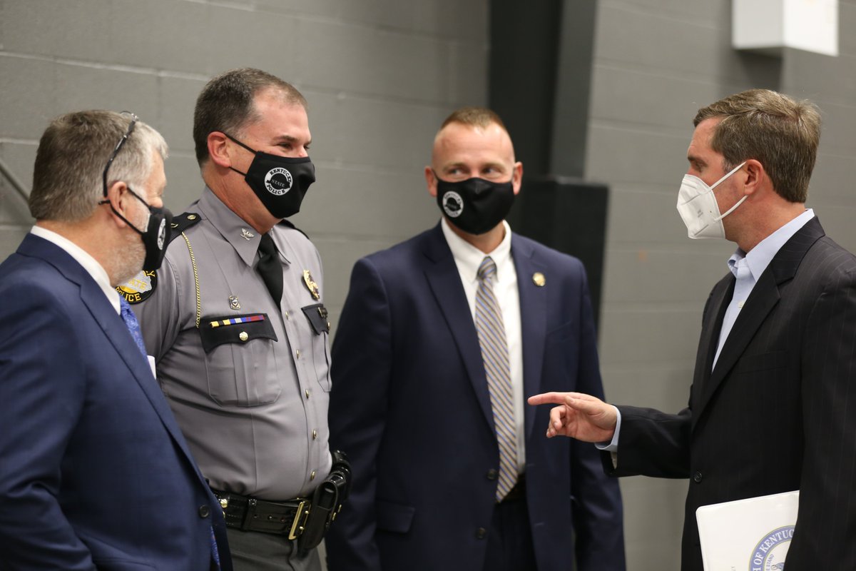 GovAndyBeshear's tweet photo. Today, Gov. Andy Beshear unveiled part of his upcoming budget plan, which he said makes historic investments in law enforcement so the commonwealth can be a leader in improving public safety.

Read more: https://t.co/I6QU6n6lSs https://t.co/0FehuUsJ3L