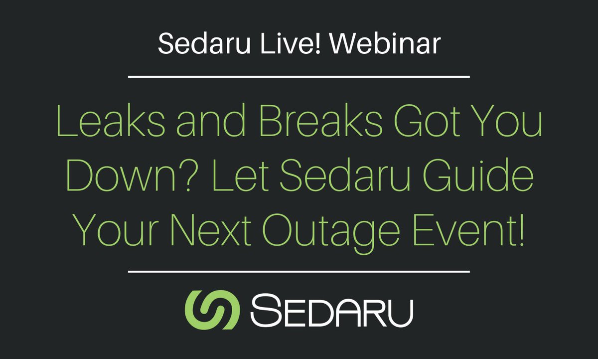 SedaruLive's tweet photo. Learn how Sedaru Outage can improve how your organization responds to limit the outage footprint &amp; duration, and provides insight into the relative risk of any shutdown event. Watch now: https://t.co/EI5yegtLVd https://t.co/VXEo51EaFN