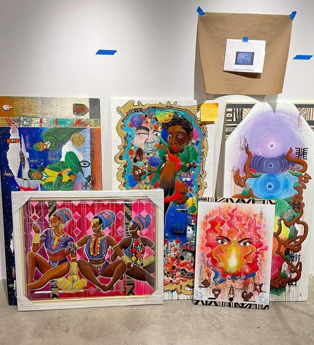 Continuous grind. Exhibit at the. Marwen Institute last Friday. Pieces available for purchase. e.givesmart.com/events/nQk/i/