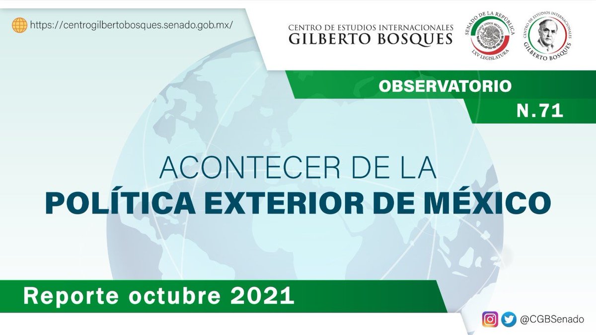 CGBSenado's tweet photo. El pasado 9 de septiembre, los Ministros de Relaciones Exteriores de México y los países de #MICTA emitieron Declaraciones conjuntas sobre la situación en #Afganistán🇦🇫 y los desastres ocasionados por fenómenos naturales en #Turquía🇹🇷.
Lee los detalles:
👉🏼https://t.co/4Ceq3VqDfo https://t.co/El8g5Ji0PO