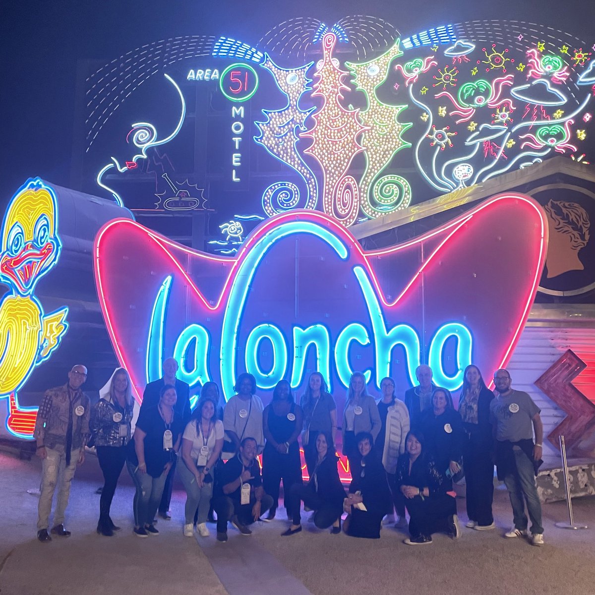 Thanks to all who joined us for our <a href="/IMEX_Global/">IMEX Global</a> #IMEX21 #SmartMonday Mystery Trip! 🙏🎉👏

Thx, too, to the wonderful folks at the <a href="/NeonMuseum/">The Neon Museum</a> for hosting us 📸🥳 and to the amazing team at <a href="/EdoTapas/">EDO Gastro Tapas & Wine</a> - WOWOWOW! - what a delicious dining experience!🍾😋🥂
