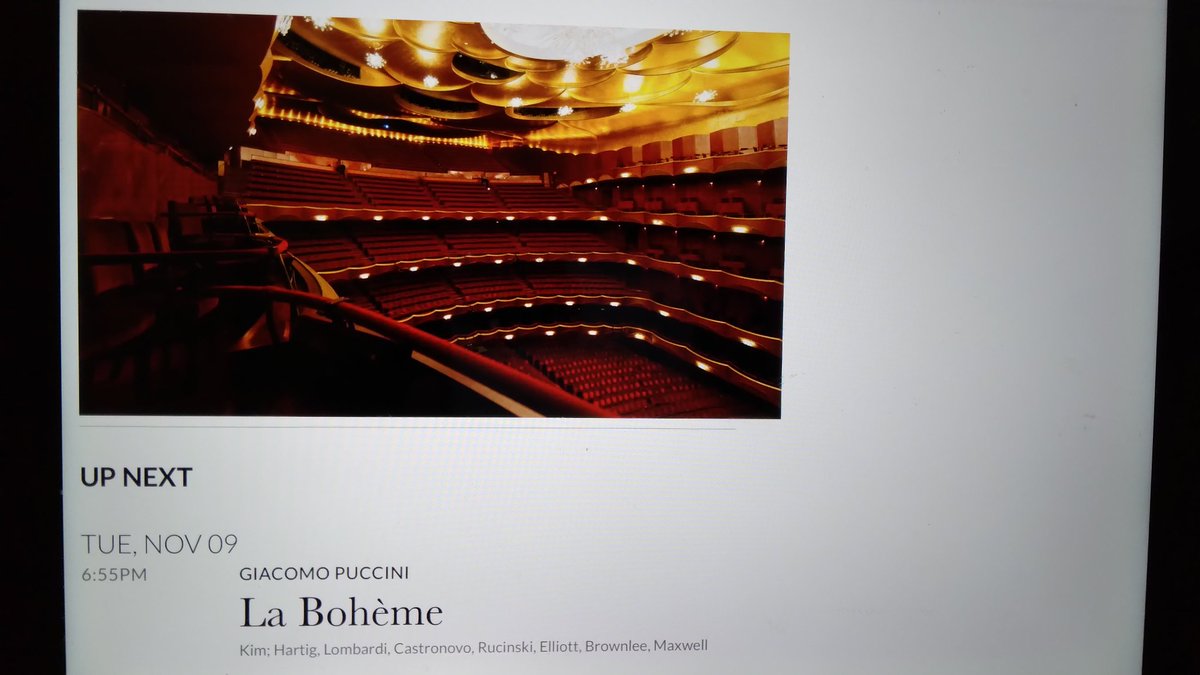 lahaas75's tweet photo. More than ready to listen to LA BOHÈME from the @MetOpera with a fabulous cast led by @AnitaHartig , @CharlieTenor , @ArturRucinski @federicalom et al ! 🥰👏🏼🤩🥳 Lucky MET to have such a cast! #VivaPuccini #OperaRules https://t.co/0K8FkWu0oq