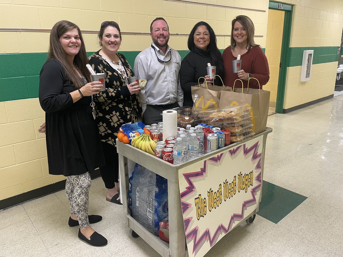 LindzMillbrooks's tweet photo. Thank you Alfa Insurance and Deanna Sides ! DCE loved the caffeine cart and treats ! #TeamDCE #TeamDCS https://t.co/SbUQa6EQKu