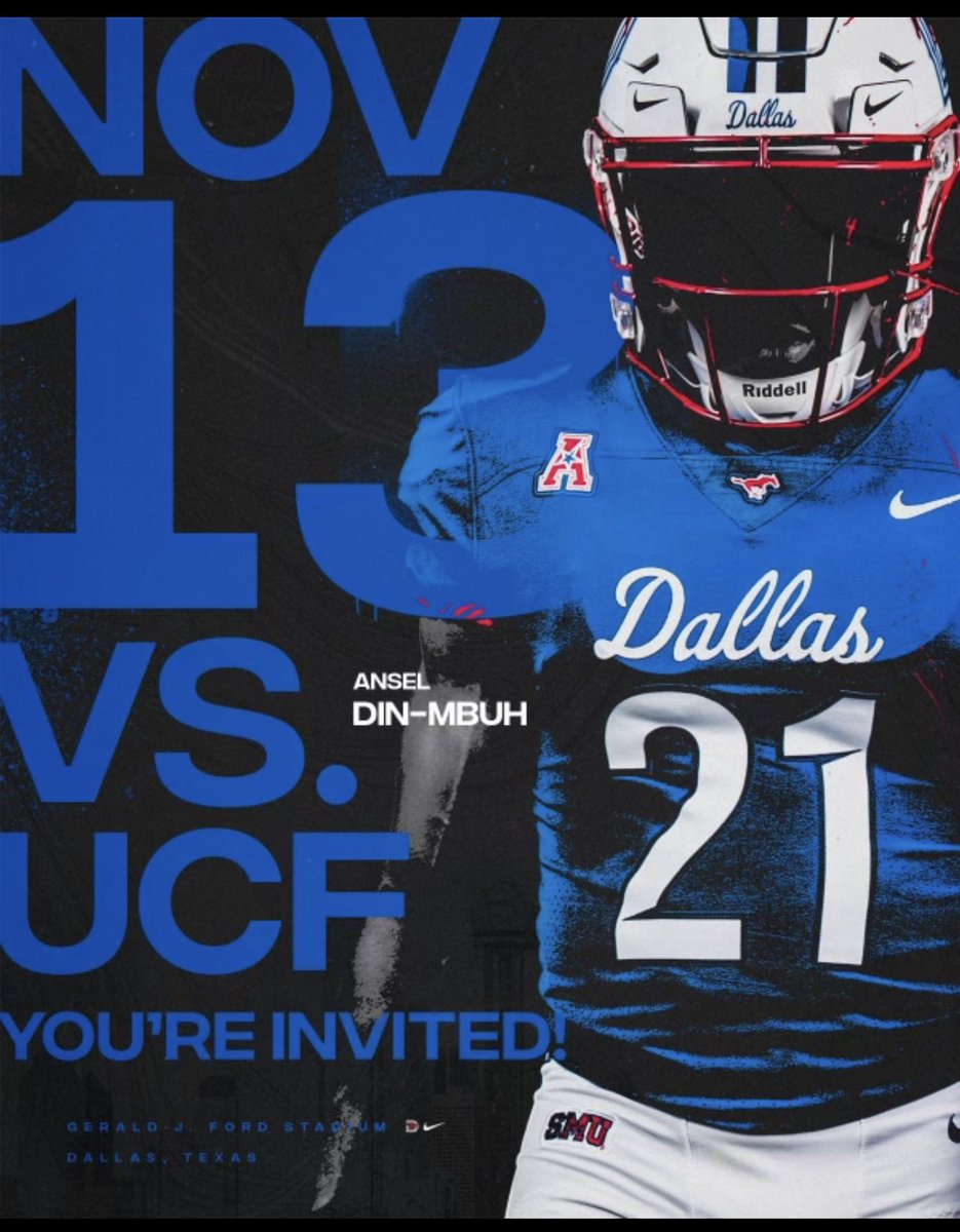 Blessed to receive an invite from <a href="/Coach_QuinJones/">Quin Jones</a> and <a href="/CoachDiribe96/">Chidera Uzo-Diribe</a> to the SMU vs UCF game Nov 13th! #PonyUpDallas <a href="/CoachBuc_Tim/">Tim Buchanan</a>