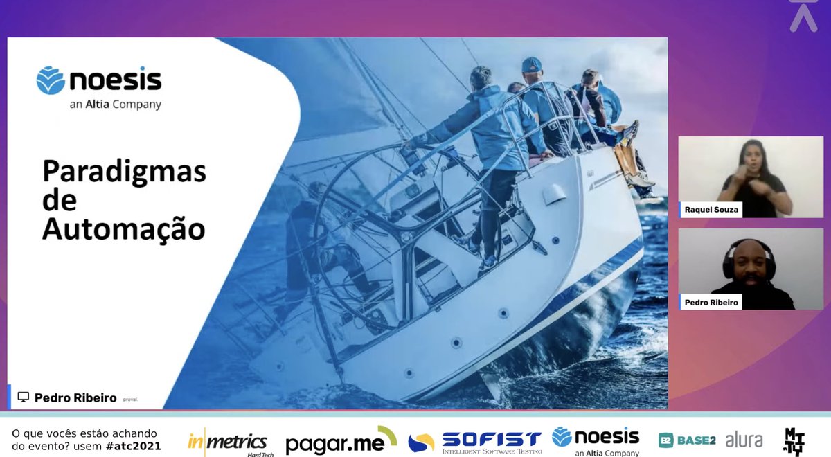 agile_testers's tweet image. agora vamos pra última talk do dia patrocinada pela @Noesis_Portugal falando de Paradigmas de Automação com o Pedro Henrique Ribeiro