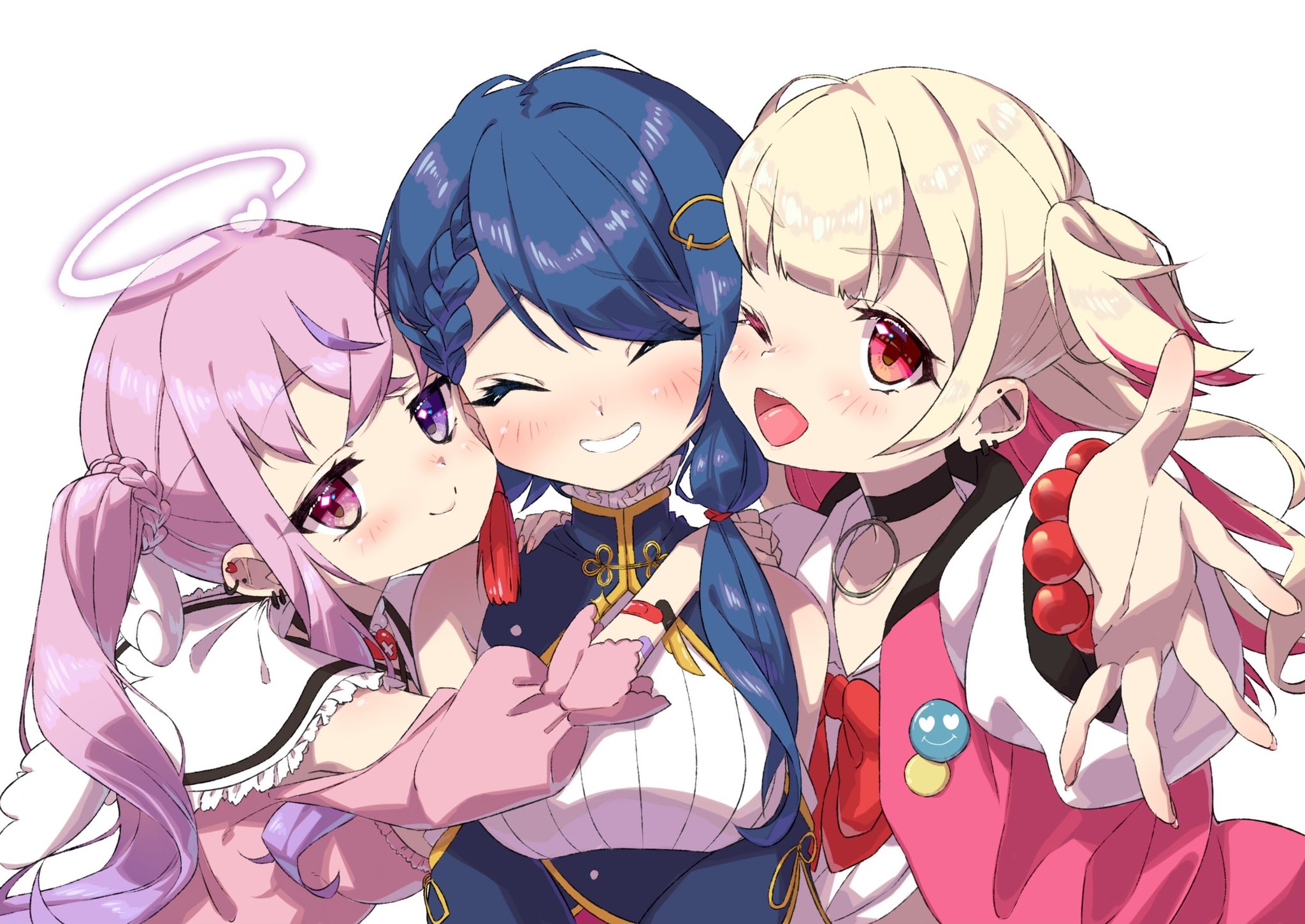 胡桃沢りりか Vtuber 遅くなっちゃったけど 藍羽つばさチャンネル登録1000人おめでとう これからもらりつばは ズッ友だよ こでびる様 素敵すぎるイラストを本当にありがとうございます 藍色絵本 ららのプリ帳 りりかあーと T Co