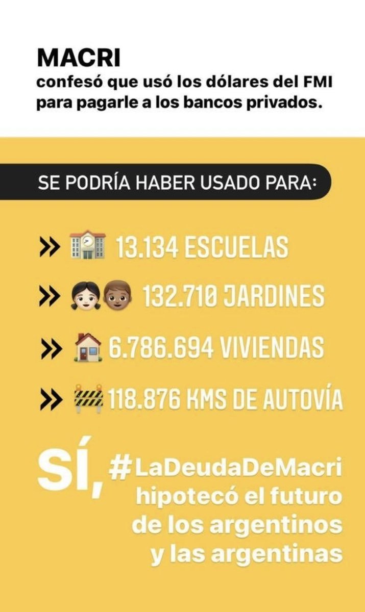 ursuvargues's tweet photo. #LaDeudaEsDeMacri 
Lo dijo él. 
A confesión de parte... https://t.co/NG0qN0I1MH