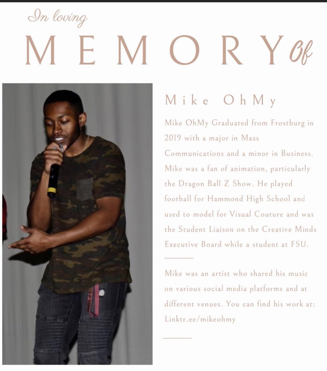 HOPEFSU_'s tweet photo. Please please please attend the cafe takeover TONIGHT hosted by @FrostburgSGA and @CreativMindsFSU If you don’t have a meal plan they will give you a voucher. They will have delicious food as well as a celebration of the life of Mr. MikeOhMy happening in the Cafe. 10:00-12:00‼️ https://t.co/9ValWJ7UqX