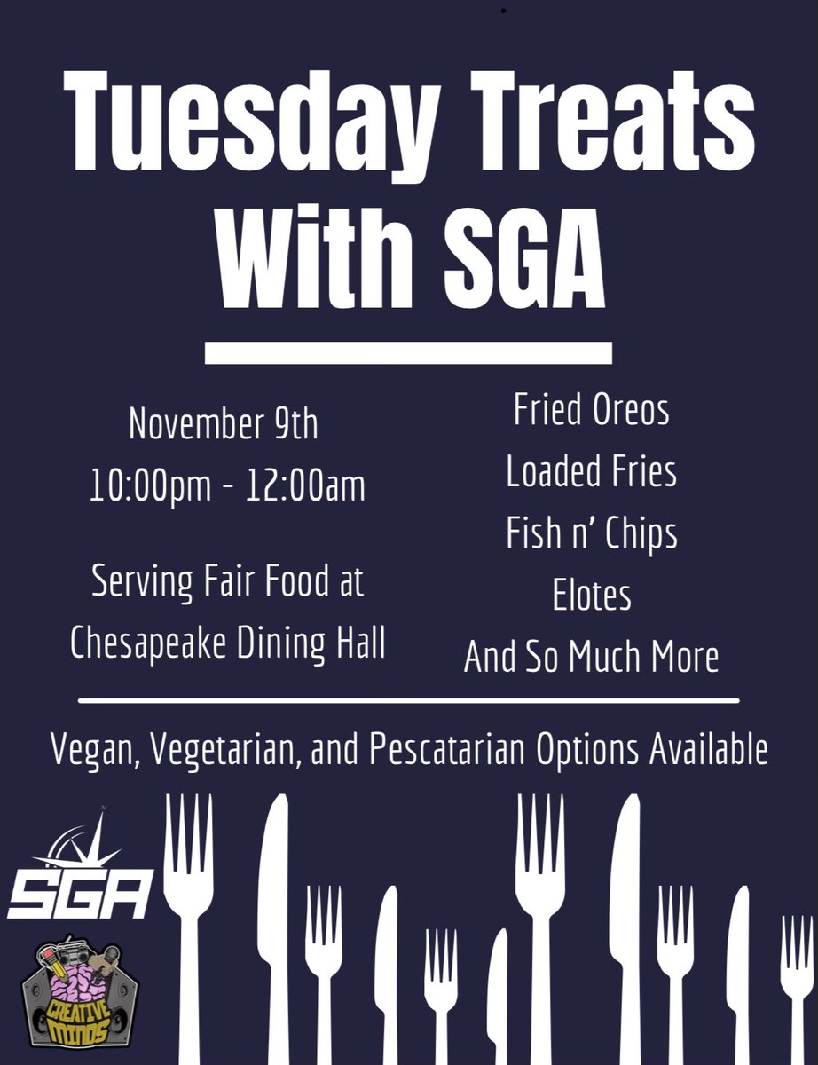 Please please please attend the cafe takeover TONIGHT hosted by @FrostburgSGA and <a href="/CreativMindsFSU/">🧠CREATIVE MINDS🎤</a> If you don’t have a meal plan they will give you a voucher. They will have delicious food as well as a celebration of the life of Mr. MikeOhMy happening in the Cafe. 10:00-12:00‼️