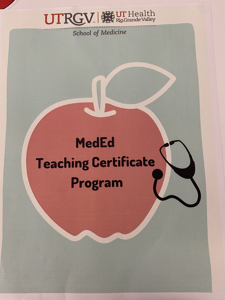 BeatrizTapia17's tweet photo. Happening now! MedEd Teaching Certificate Program at the UTRGVSOM. Welcome to our inaugural clinical educators cohort. #Excellence #MedicalEducator #BestTeachingPractices @UTRGVSOM @SOMFacultyUTRGV https://t.co/Ohi2ONRgYY