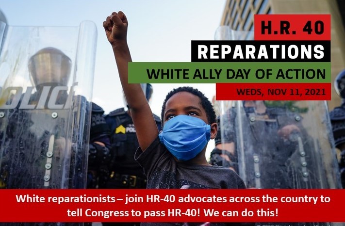 reyets's tweet photo. (November 10th, 2021) The US cannot achieve racial justice without providing comprehensive repair. Though our efforts will transcend this political moment, time is running out for H.R. 40. We can’t afford to lose momentum. #HR40 #reparationsnow #ReyetsApp #humanrightswatch https://t.co/29olyXrugg
