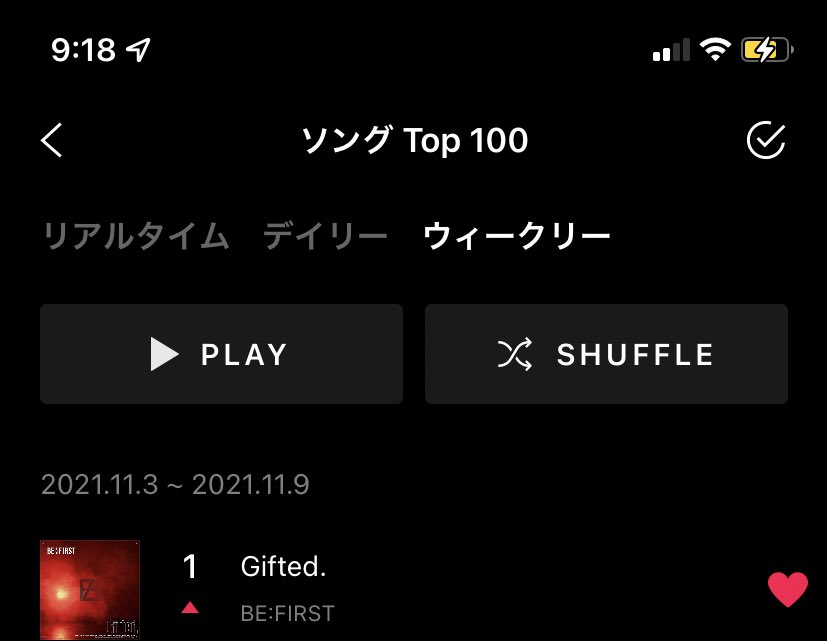 ez_bku's tweet photo. よかった！デイリーめっちゃ下がってるから聞ける時は聞こ🥺💖

BE:FIRST / Gifted https://t.co/YTPr287nAx