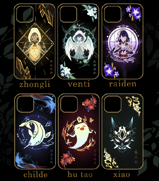 ✨GENSHIN LED PHONECASES!✨
Phonecases that light up! 
On Kickstarter on Thursday!

Comes in almost all Samsung/iPhone models! 
FAQ in thread below!

[RTs appreciated💕]
#GenshinImpact #genshinmerch