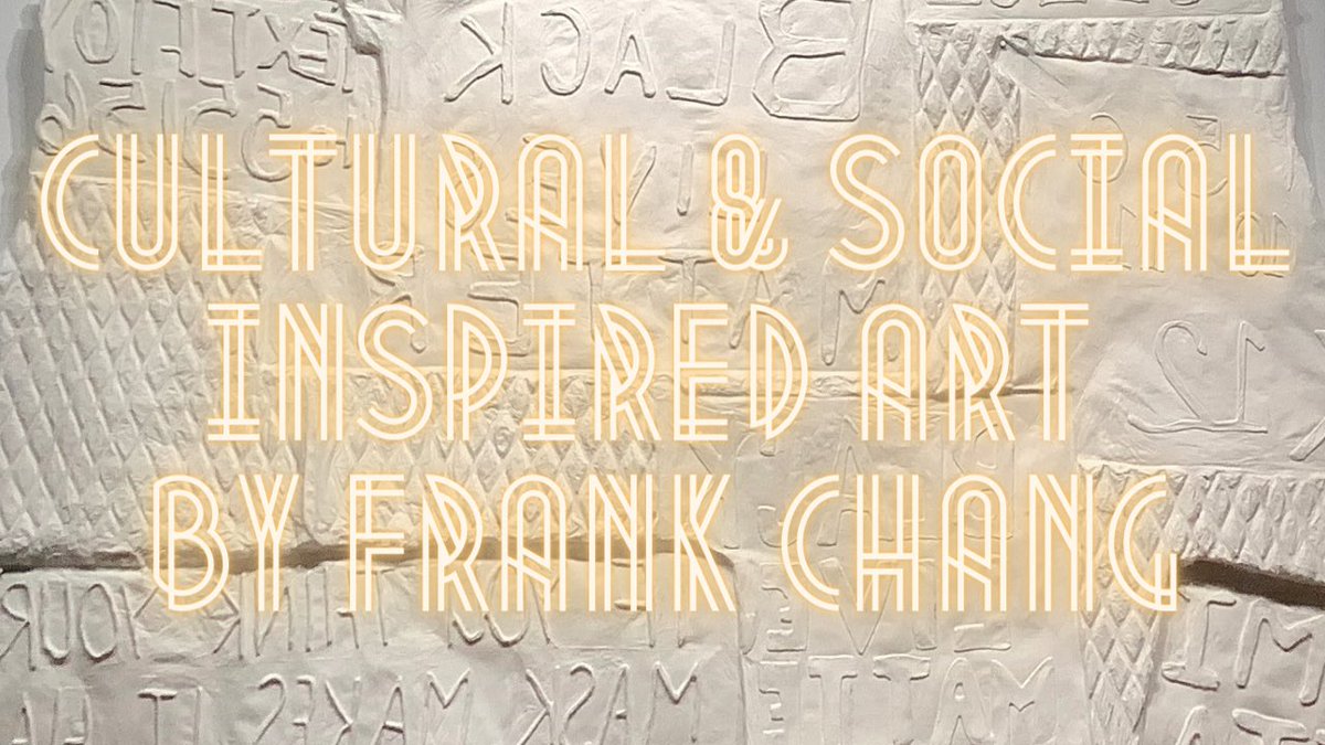 toppingabrielle's tweet photo. Multi-disciplinary artist #FrankChang is exhibiting artwork about cultural &amp; social issues at the @ichandwerker https://t.co/vev8SQKgiH