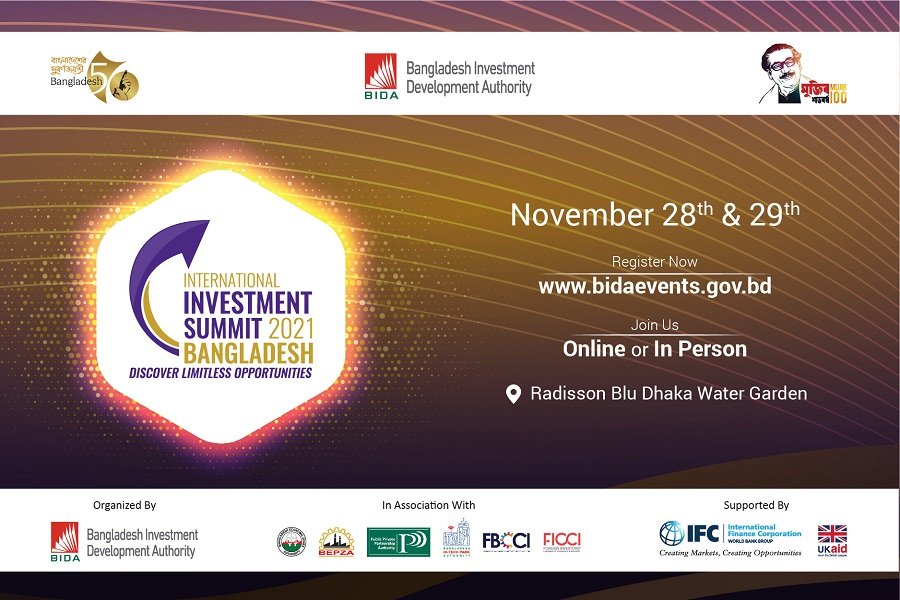 Register online to join the Summit either physically or virtually using the following links : bidaevents.gov.bd
