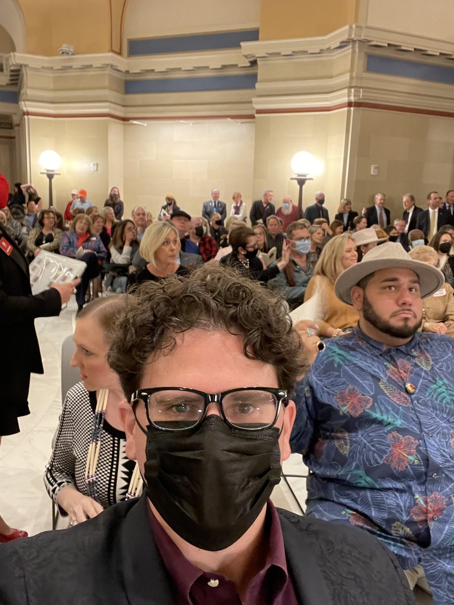 DennisSpielman's tweet photo. I am beyond honored to have received the Governor’s Arts Award today! #OklahomaArts @OKArtsCouncil https://t.co/TDNCmdTS3L
