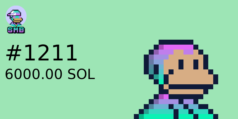 🙈 SMB #1211 SOLD for 6000.00 S◎L

→ market.solanamonkey.business

🐒 @solanambs

📝 explorer.solana.com/tx/5s4qo17cJT4…
