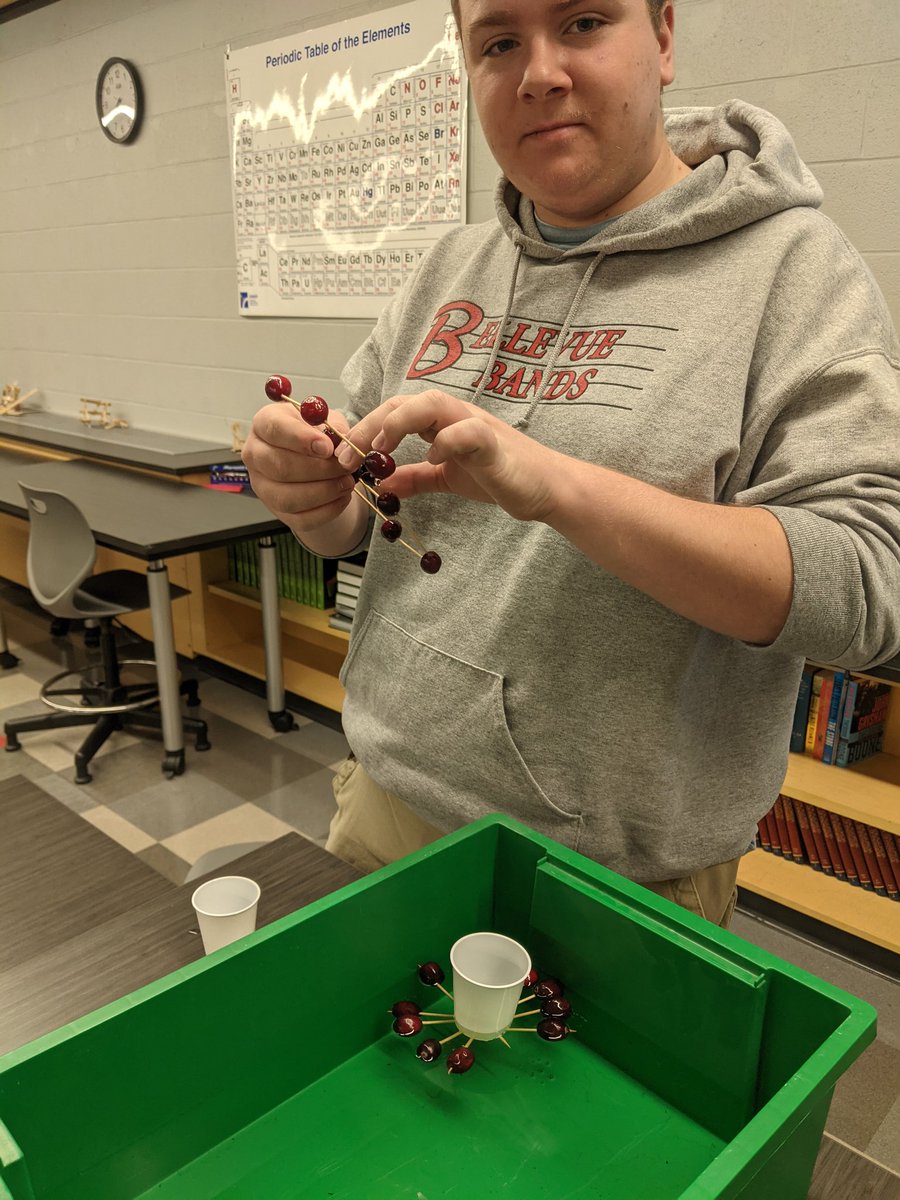 Goods_Science's tweet photo. With only 10 cranberries, 35 pennies floated for the win! #STEAMChallenges https://t.co/mwBeahyzvF