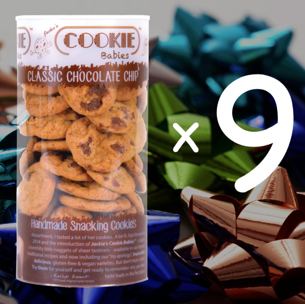 CookieBabies's tweet photo. a case of (9)
#CookieBabies 🍪
+
a bag
of #Gift Bows 🎀
=
#PERFECT 🏆
Ready-To-Go
#GIFTING

Go to The Gift #Shop at https://t.co/6z6jfR63i8, select the #upgrade to a case option (with NO ADDITIONAL SHIPPING CHARGES!), then go get yourself a bag of bows. Go! https://t.co/QmYd6NrEjG