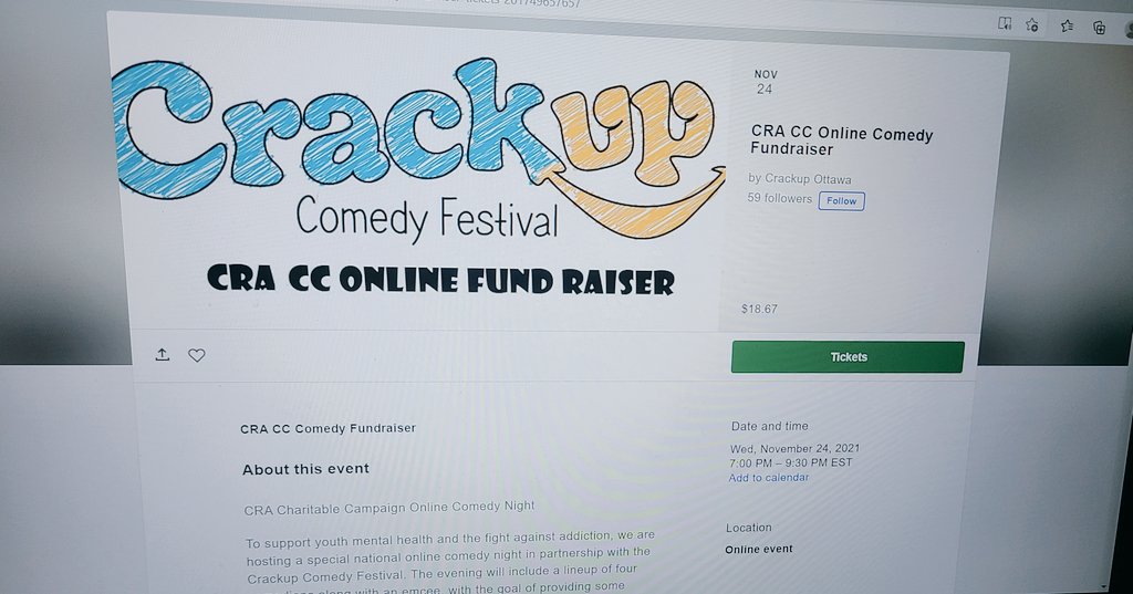 On my #ToDoList this morning "Get my <a href="/CrackUpFestival/">Crackup Comedy Festival</a> #CRACC ticket!" ✅ 

Scheduling an evening of laughter seems logical to me! 😃 

#IGive #JeDonne