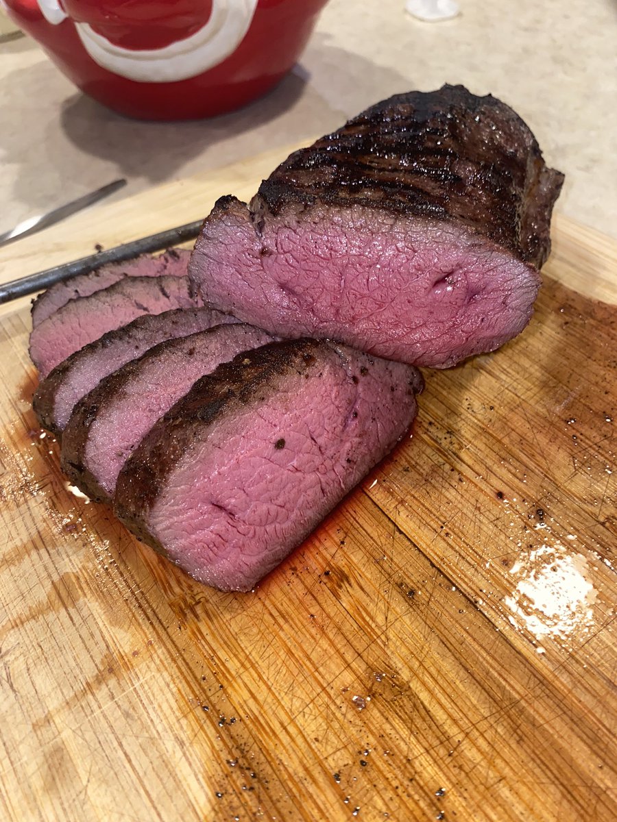 kcamp3's tweet photo. Don’t “boil” your venison backstraps folks. It sucks. 😂 https://t.co/WC8ynJfzHT