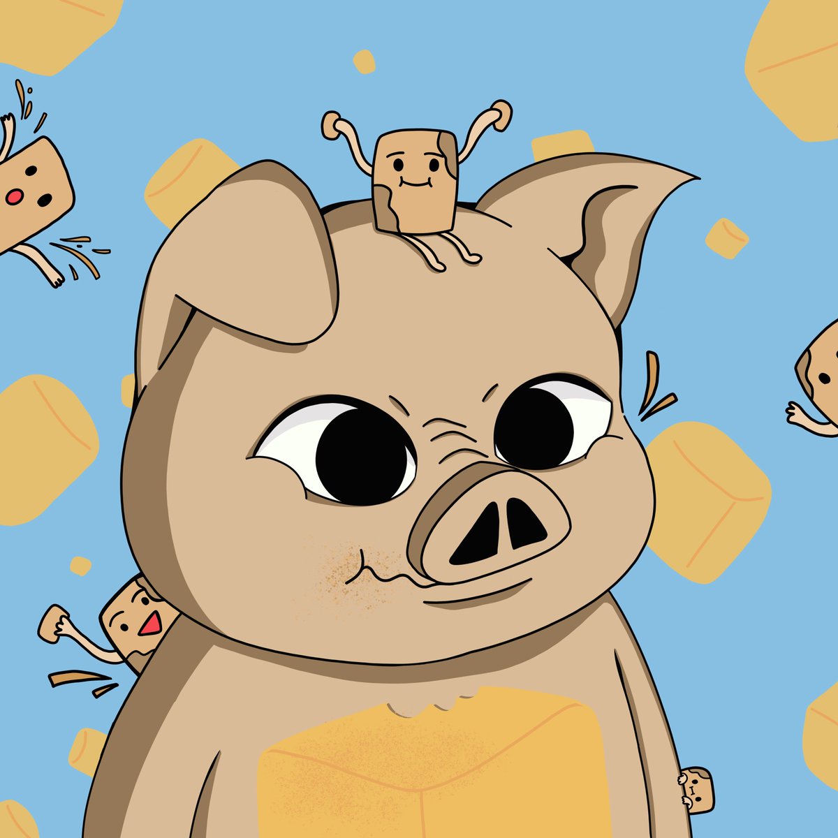 Greedy_Pigs_0's tweet photo. 🐷GreedyPigs X IJM🐷
(비공식 콜라보)

꿀하~ 욕심 많은 돼지 “그리드 피그”가
이제는 인절미의 맛까지 알아버렸다!!
모든 돼지들이 방앗간으로 총출동한다!꿀꿀
“그리드 피그”가 모든 인절미를 먹어 버리지 않을까?

@ricecakemill
 #NFT #opensea #인절미_밈코인 https://t.co/5BWXRAZhG3