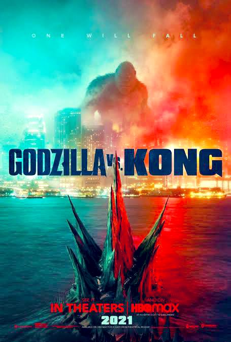 そういえば週末に #ゴジラvsコング を見たのでした ポスター通りに本編もビカビカにカラフルな極彩色映画でした😆 79点 