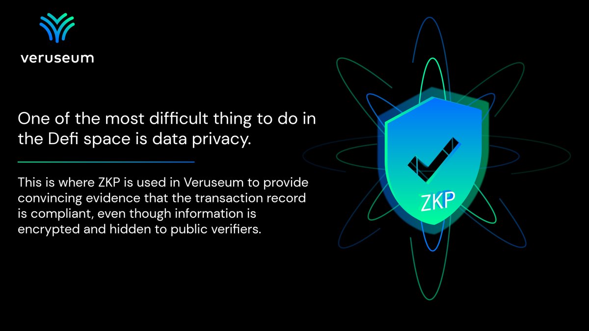 VeruseumLabs's tweet photo. 🔏Data Privacy in ZKP solutions👉

✅#ZKP ensures data privacy, it provides convincing evidence that the transaction record is compliant, even though the information is encrypted and hidden to public verifiers.🔐

#Veruseum #ZKRollUp #ETH https://t.co/Tfwg8NjZn1