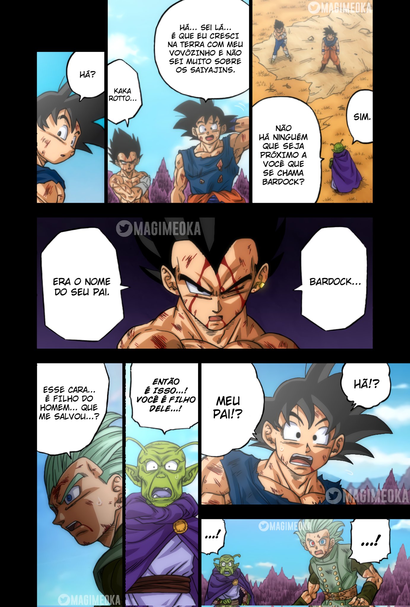 De quem voce seria filho em dragon ball super