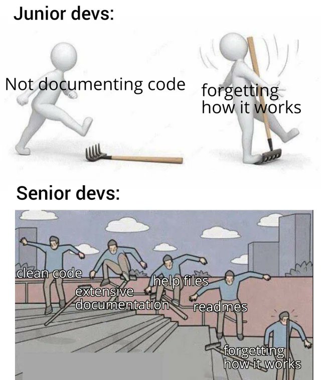 The real difference between a Senior Developer and a Junior Developer 😂

#100DaysOfCode #MachineLearning #Python #programming #IoT #flutter #100DaysOfMLCode #javascript #womenwhocode #RStats #Serverless #CodeNewbie #DataScience #DEVCommunity