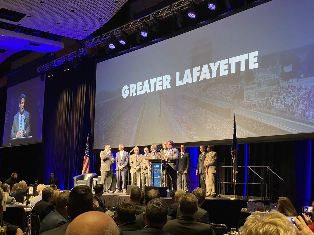 So proud of our wonderful community, region, it’s leaders and citizens whose collaboration makes us Greater. #GreaterLafayetteIND recognized by the Indiana Chamber of Commerce as Indiana’s Community of the Year!