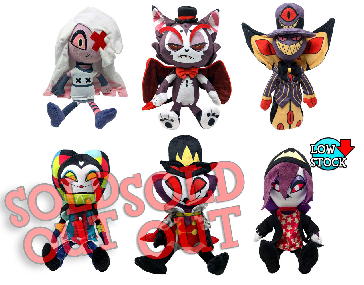 Hazbin Hotel Helluva Boss Updates On X Plushie Stock Off