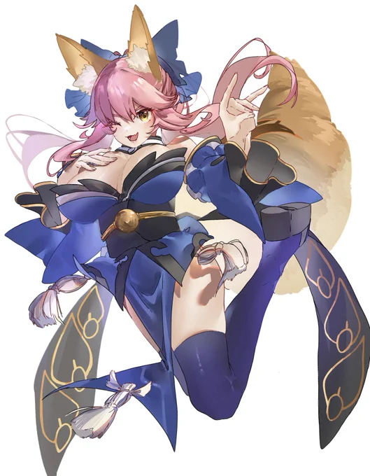 久しぶりのキャス狐
#いいおっぱいの日 