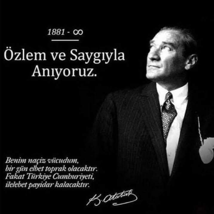 GedikliKaplan's tweet photo. Saygı, Minnet ve Özlemle...#10Kasim https://t.co/LYn5aitCeO
