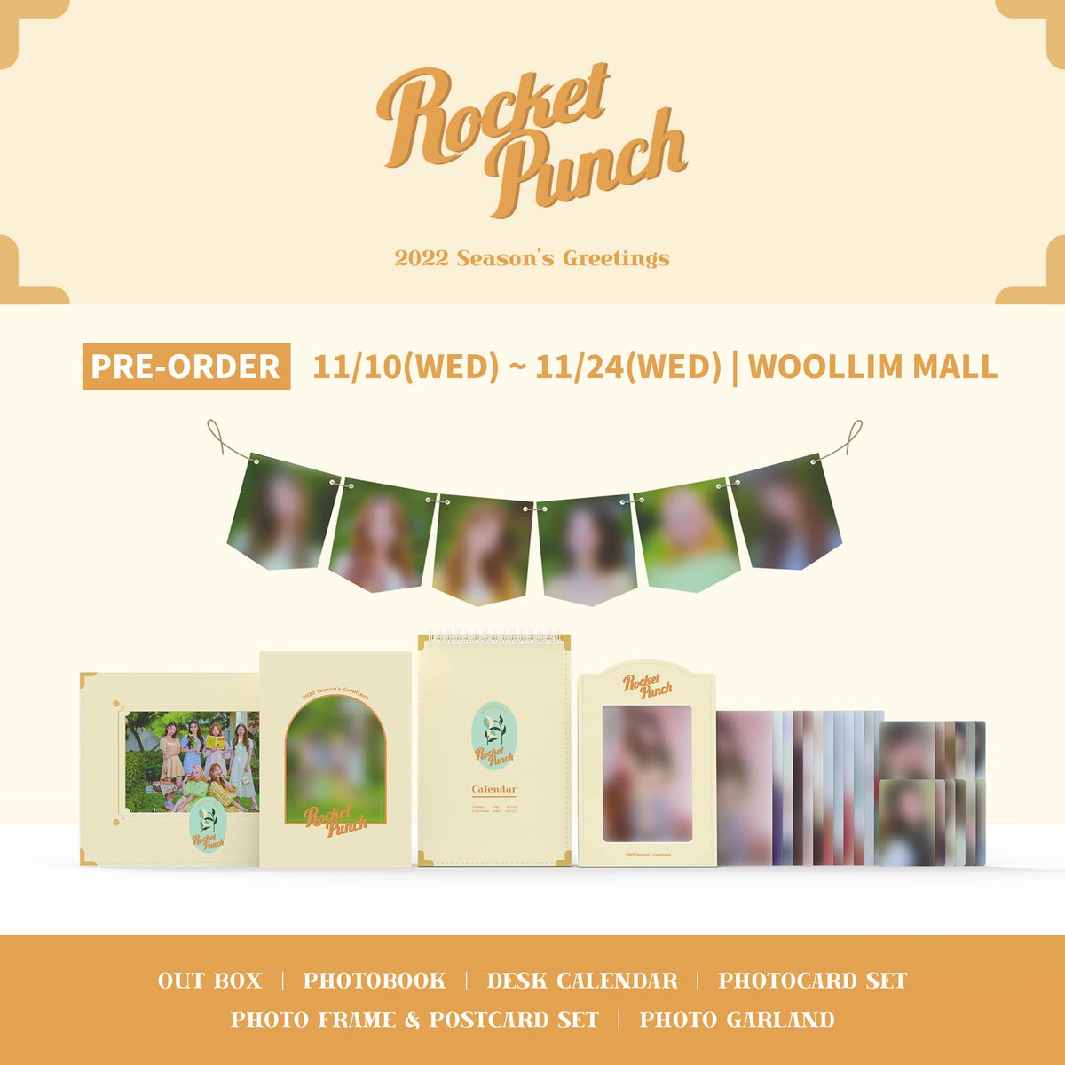 jangstarGOs's tweet photo. [USA🇺🇸/CAN🇨🇦 GO] rocket punch 2022 season’s greetings 

⭐️ $32 usd per sg + woollim mall pob
⭐️ free ems if friend gets into fancall
⭐️ deadline: november 22nd, 11:59pm est
⭐️ form: https://t.co/Lrlts0spqs

#jangstarGOs #rcpc #ropun #로켓펀치 https://t.co/AmyEnVLgxy