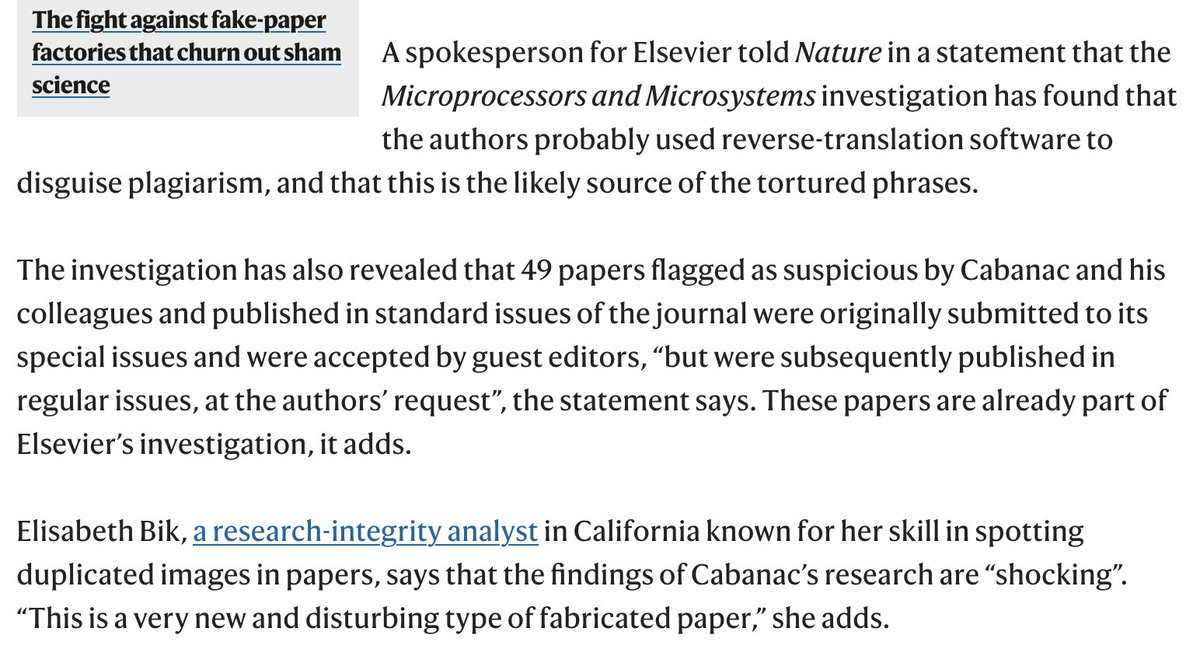 valanning's tweet photo. #hackingscience undermines #science #editors #monitor #submissions #motives #CVs #plagiarism #invasion #networks #systemhacks #softwarefailures #danger #hackers #AI 
https://t.co/S8sOP0E9fP
https://t.co/mXQAfT0I7G
https://t.co/GgNTljmXkx https://t.co/zFEvEpuipu