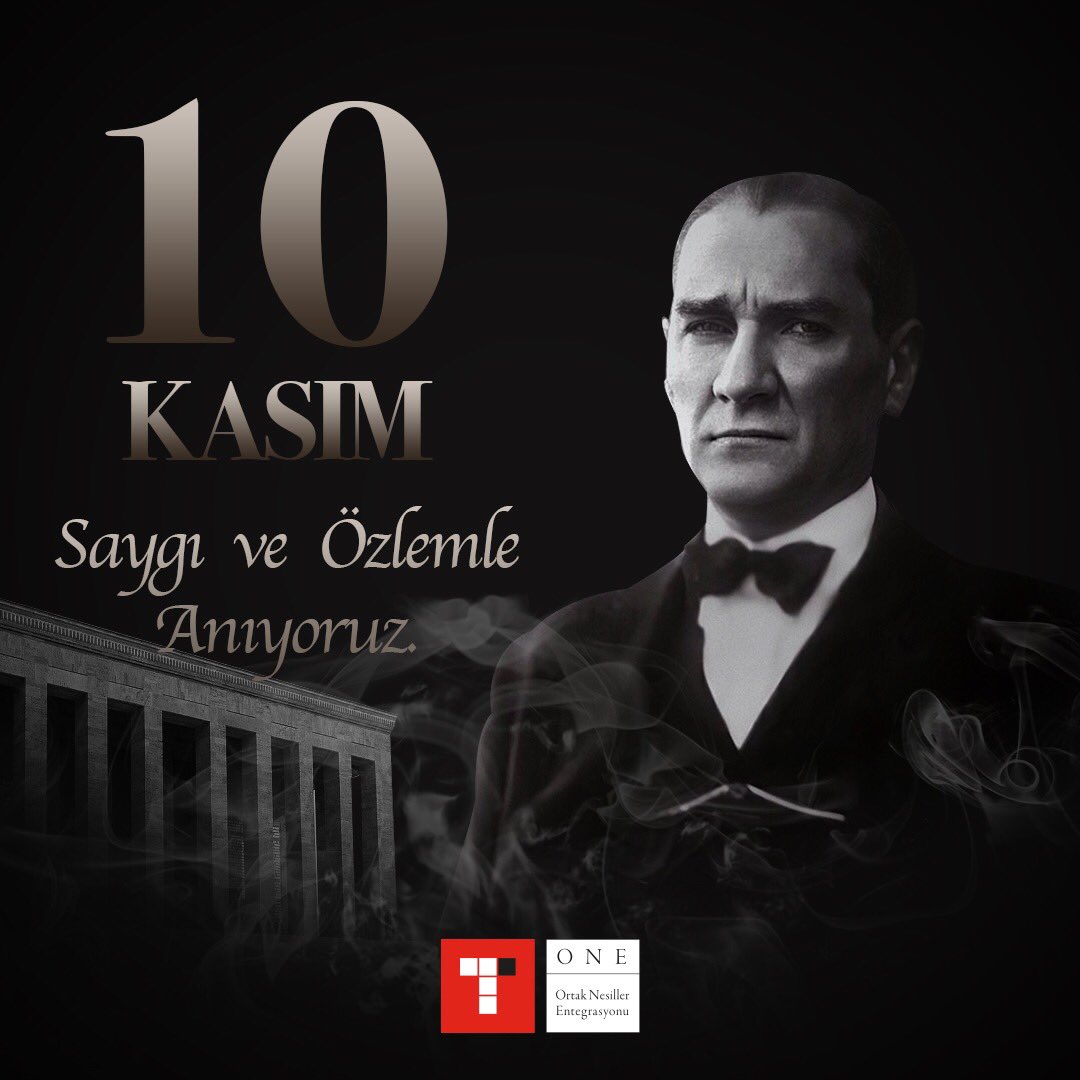 Açtığı yolda, gösterdiği hedefe durmadan yürüyeceğimize ant içeriz.

Bağımsızlığımızın ve Cumhuriyetimizin mimarı Ulu Önderimizi ölümünün 83. yılında saygı ve minnetle anıyoruz.

#10Kasım #Atatürk