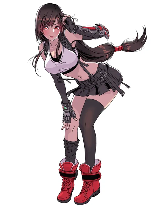 むかし描いたティファです。 
