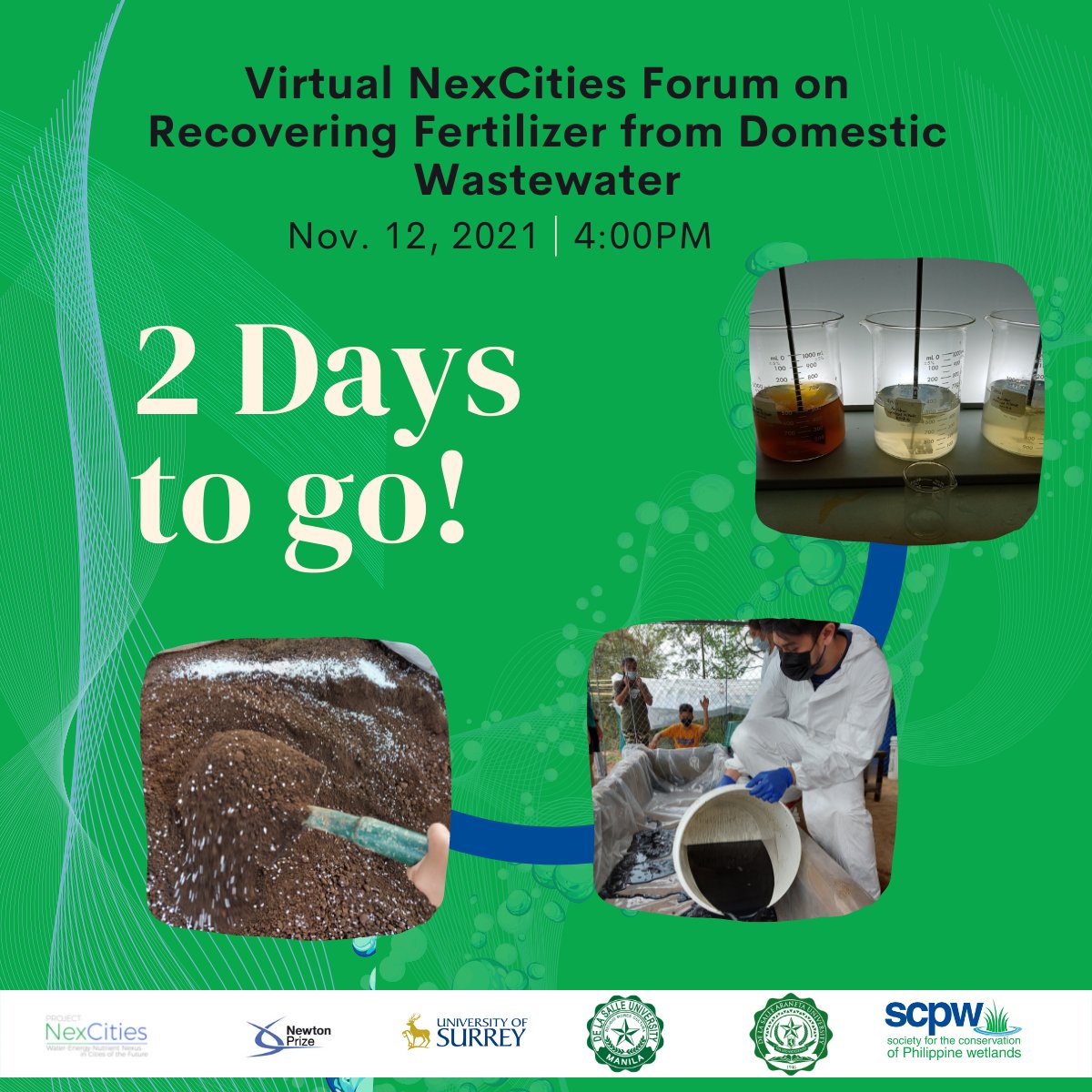 NexCities's tweet photo. On Friday, Nov.12, 2021, we will be having a virtual forum where we will be presenting Project NexCities to key stakeholders in the water sector, LGUs, and government agencies. This is to disseminate the results of the study, generate interest, support, and possible partnerships. https://t.co/yzEoVd6qE7