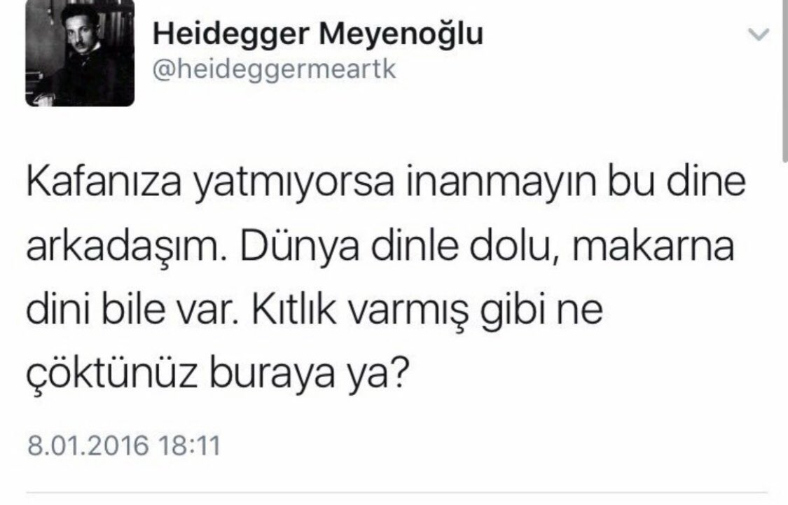 avni4134's tweet photo. @kilicarslan_is Sen git elinin hamuruyla, ırkçı Deist felsefecilerin sapık twitlerine gönderme yap, karışma Müslümanların işine!
Aşağıdaki sapık felsefeciden referans veriyordun bir yazında hatırladın mı!

(Sor bakalım bu sapık Abdullah’a Kuran’da geçen hangi mucizeye kafası yatmış da inanmış!) https://t.co/kX43BbMWho