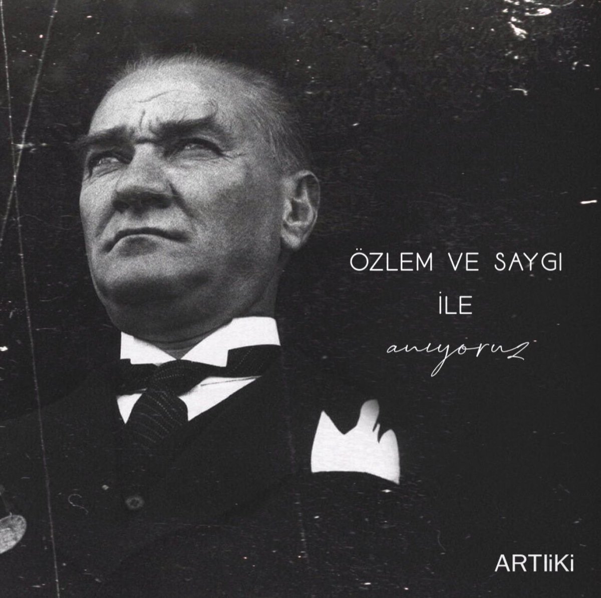 Açtığın yolda, gösterdiğin hedefe, durmadan yürüyeceğimize and içeriz! 
#10Kasım #Ataturk