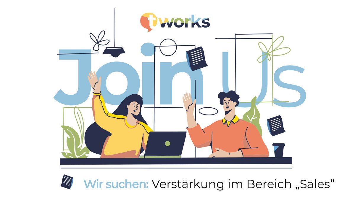 tworks_transl's tweet photo. t'works-Team sucht Verstärkung:
- Head of Sales (m/w/d)
- Sales Manager, Neukunden (m/w/d)
- Junior Sales Manager, Neukunden (m/w/d)
vorzugsweise für unsere Standorte Berlin, Wien und Paris (hybrid/mobil)
💼 https://t.co/HOmmRcO2kA
#WeAreHiring #LocalizationJob https://t.co/UAnPMUG2Ba