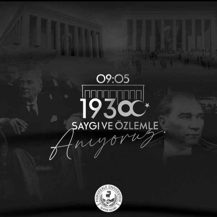 isletmepau's tweet photo. "En yakınlar zamanla yüzyıllarca uzak gibi,
bir sen varsın kalacak, bir sen ölümsüz,
daha da yakınsın, daha da sıcak
bıraktığın toprak gibi."
Cumhuriyetimizin kurucusu Ulu Önder Mustafa Kemal Atatürk’ü aramızdan ayrılışının 83.yılında
 sonsuz sevgi, saygı ve özlem ile anıyoruz. https://t.co/5OU48HcYoC