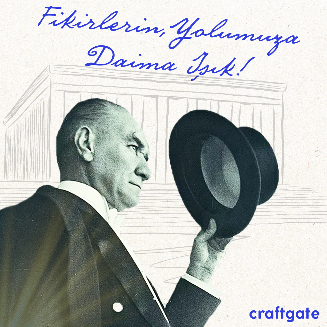 Fikirlerin, yolumuza daima ışık!
Sonsuz saygı ve minnetle…
#MustafaKemalAtatürk #10Kasım