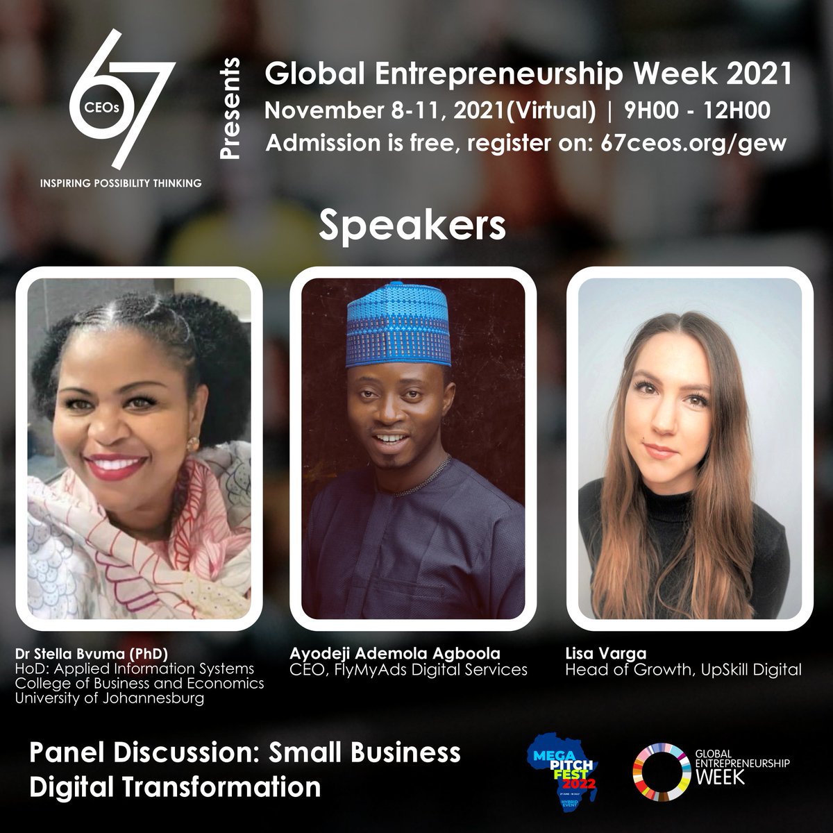 67CEOs's tweet photo. How is digital transformation shaping business models and what should business owners be paying attention to in order to stand out both locally and globally?

Today, 10th Nov. we provide insights and more.
Register on: https://t.co/8kBFrVg5jR

#67CEOs  #GEW2021 #digital #business https://t.co/4YTILhjLBa