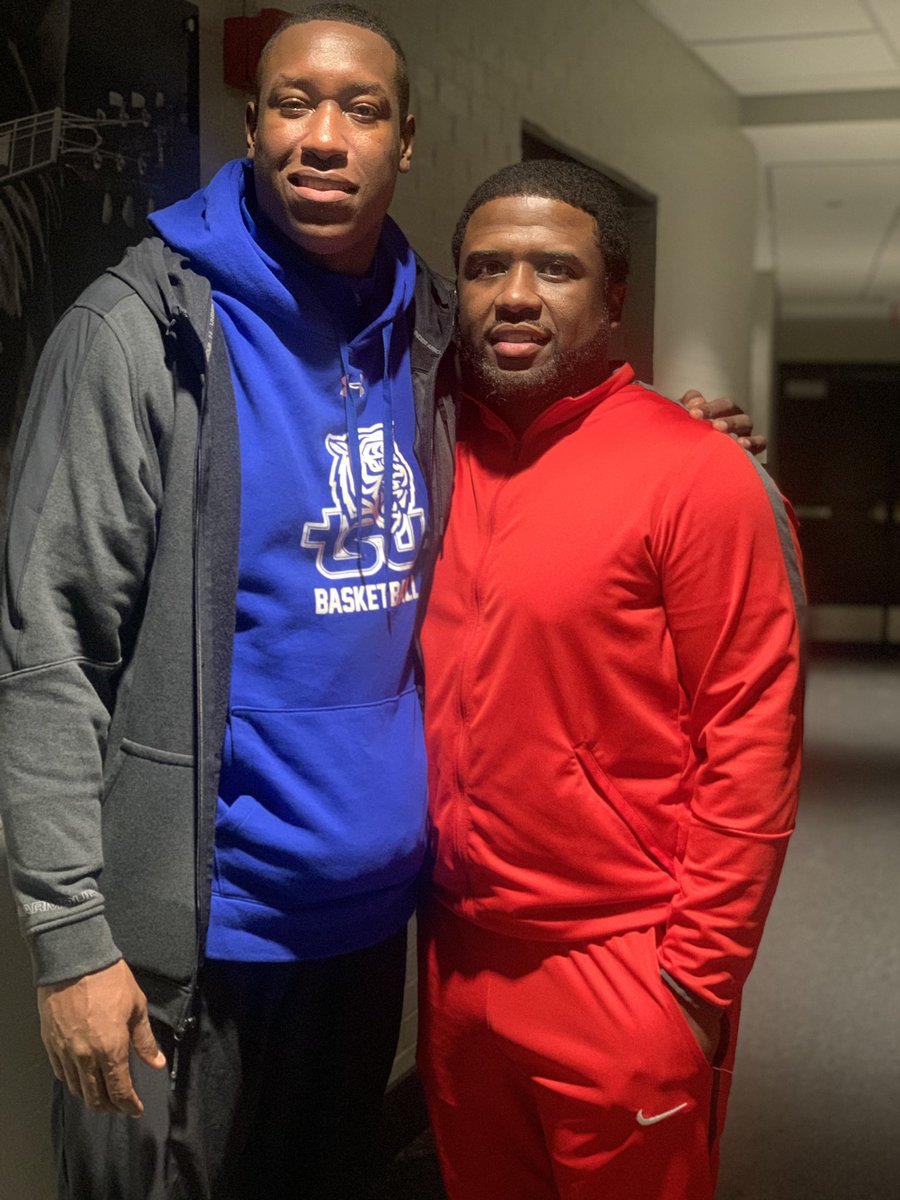 koachoneal's tweet photo. It was great to see my long time friend and coach @CoachNicholsj tonight.  It was like a family reunion; the old MSCC crew were all back together!  
#friends
#family
#greatcoach
#tsutigers
#motlowstatewhereitbegan
#basketballislife https://t.co/ENGe89jMhP