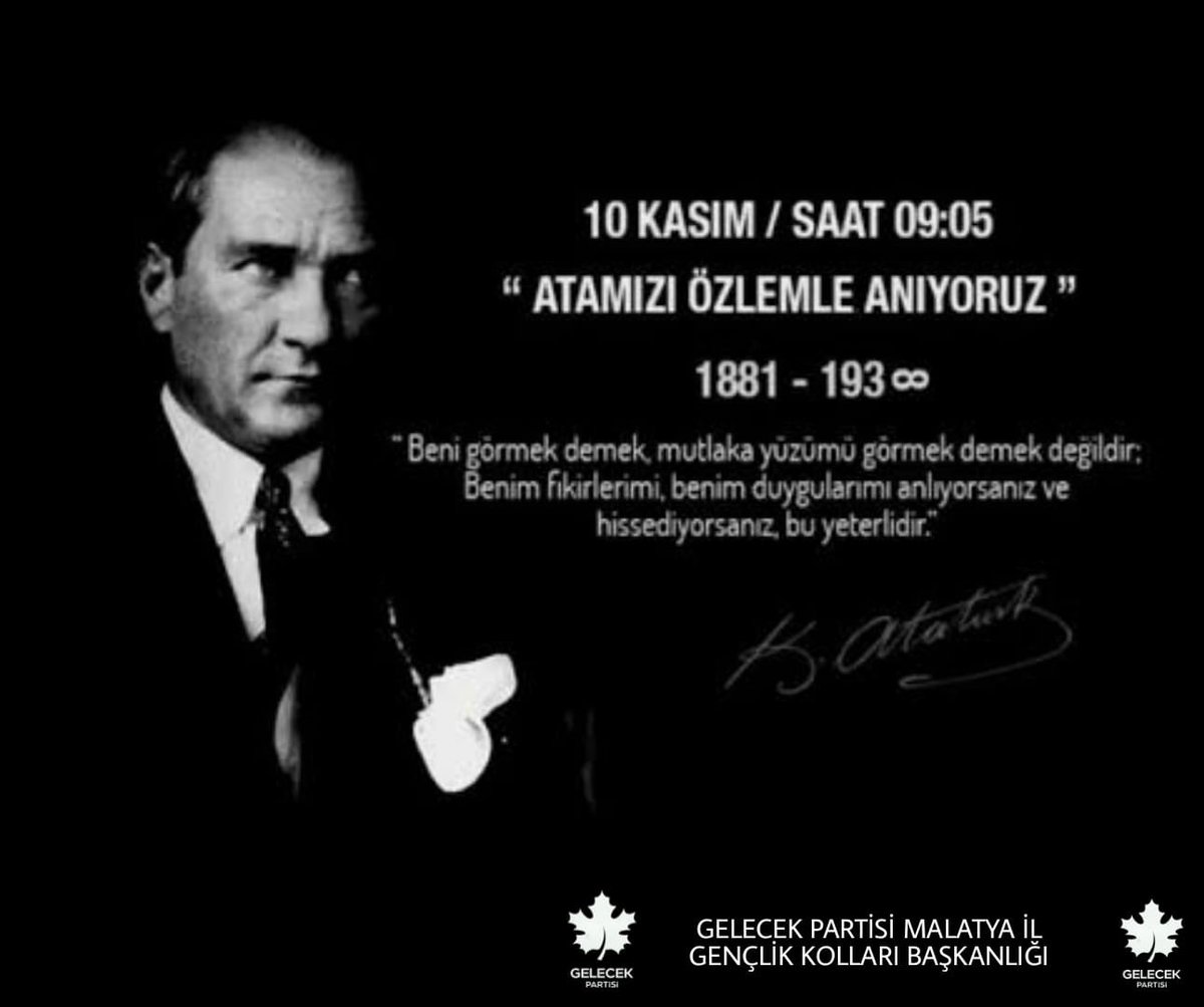 Türk milletinin büyük kahramanı Gazi Mustafa Kemal Atatürk’ü vefatının 83. yıl dönümünde saygı ve rahmetle anıyoruz.