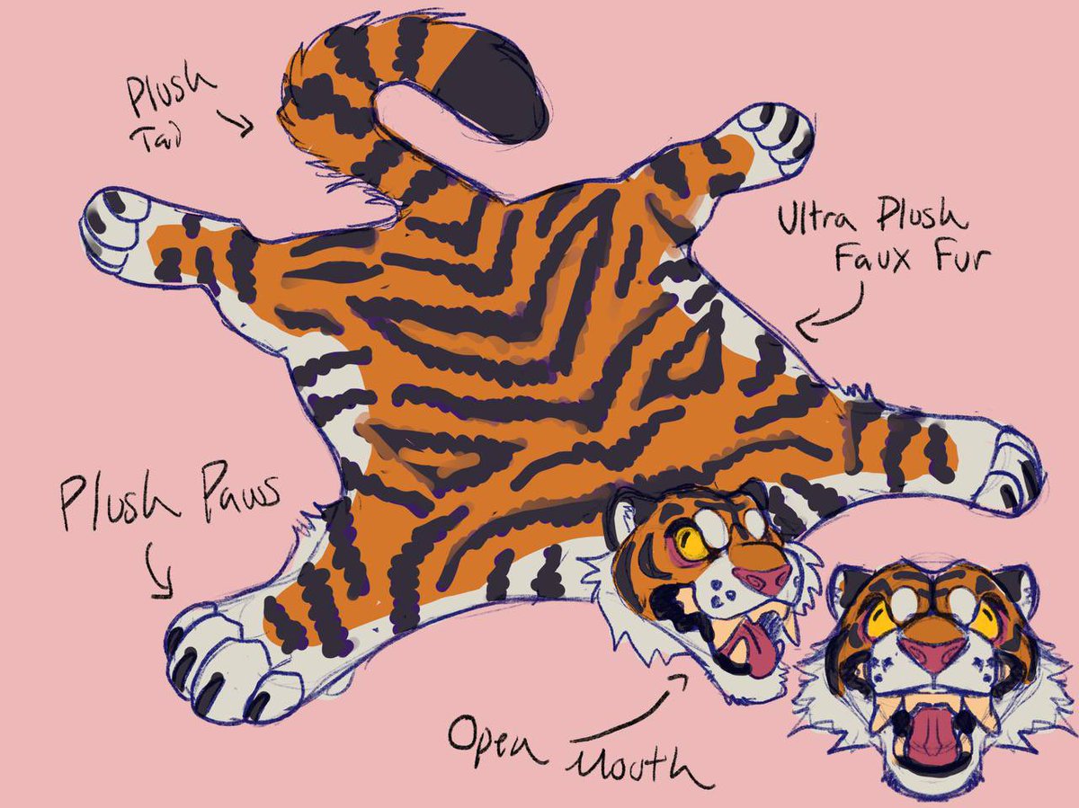 CreepnCat's tweet photo. I Need interest feedback on this concept 👀

Weighted blanket but tiger? Also looking into doing a couple more species of it (bear and wolf)

Tell me what you think! https://t.co/i3PAgkIVbf