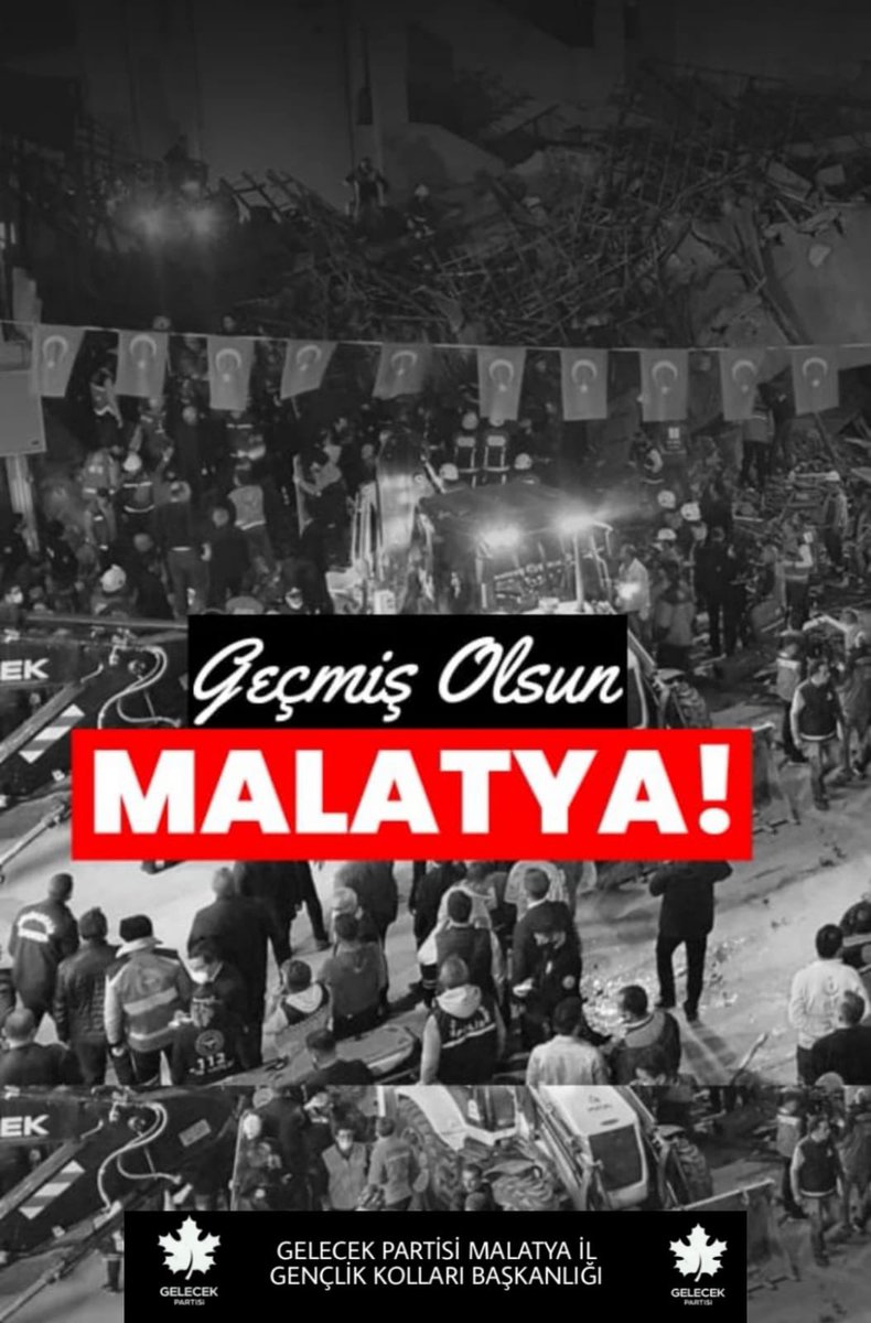 Geçmiş olsun Malatyam…