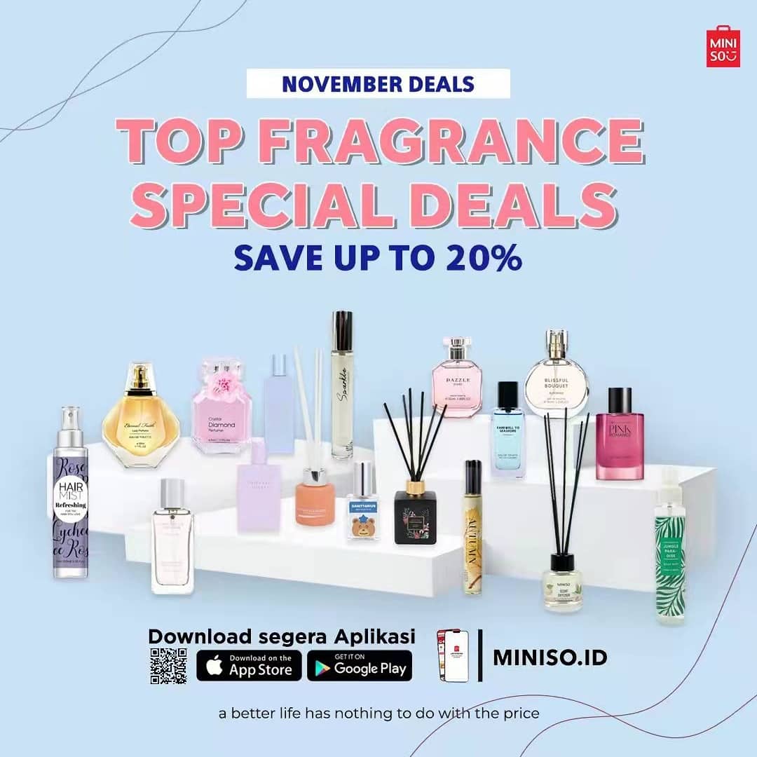 Minisojambitow2's tweet photo. Hi MINISO friends! FUNTASTIC SALE 11.11 IS HERE! Nikmati diskon 20% untuk semua produk dari tanggal 11-13 NOVEMBER dan dapatkan voucher FREE ONGKIR serta voucher potongan sampai dengan 60ribu HANYA di aplikasi MINISO! Ayo buruan download dan belanja HANYA di MINISO! https://t.co/Nvr9u2MaAl